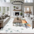 thumbnail image 3 of 5'x7' Area Rugs for Living Room Bedroom, Fall Pumpkins Washable Rug Carpet Runner Indoor Outdoor, Thanksgiving Country Maple Leaf Plant Non Slip Floor Mats Area Rug for Kitchen, Nursery, 3 of 8