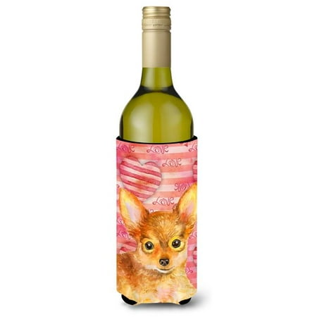 

Toy Terrier Love Wine Bottle Beverge Insulator Hugger