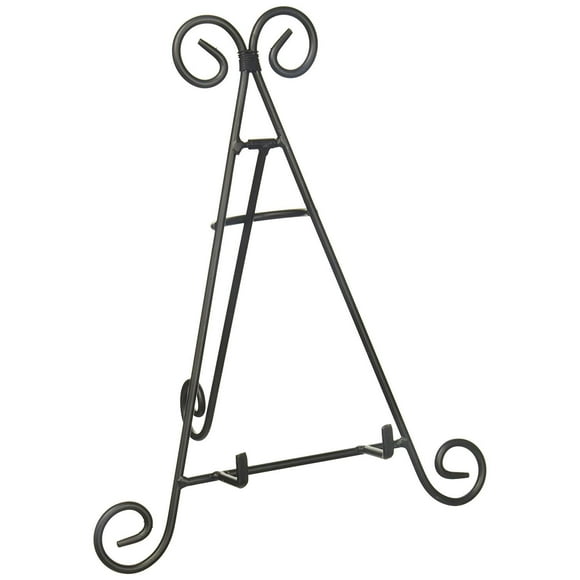 PowerTRC 12" Iron Display Stand for Holding Pictures, Books, Plates, Art, and More