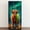Color 4, variant on Self Adhesive Vinyl Refrigerator Wrap Set Highland Cow Orange Fur under Northern Lights Door Mural Removable Fridge Sticker Peel and Stick Full Door Cover Decal Kitchen Bar Decor