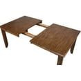 thumbnail image 4 of Simply Brook 6Pc 72-in Rectangle Extendable Dining Set with Bench in Brown Wood, 4 of 4