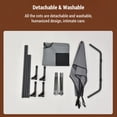 thumbnail image 3 of Bed,Cool With Canopy 36in Medium Canopy Removable Cot Raised Removable Bed Tent Tear Resistant Tent With Cloth Teslin Mesh Portable And To Canopy With Shade With Tent Medium Cot 36in Raised, 3 of 7