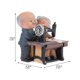 thumbnail image 2 of EeaseMX 1 figura de resina de pareja de ancianos enamorados, adorno de resina para aniversario de pareja de ancianos., 2 of 7