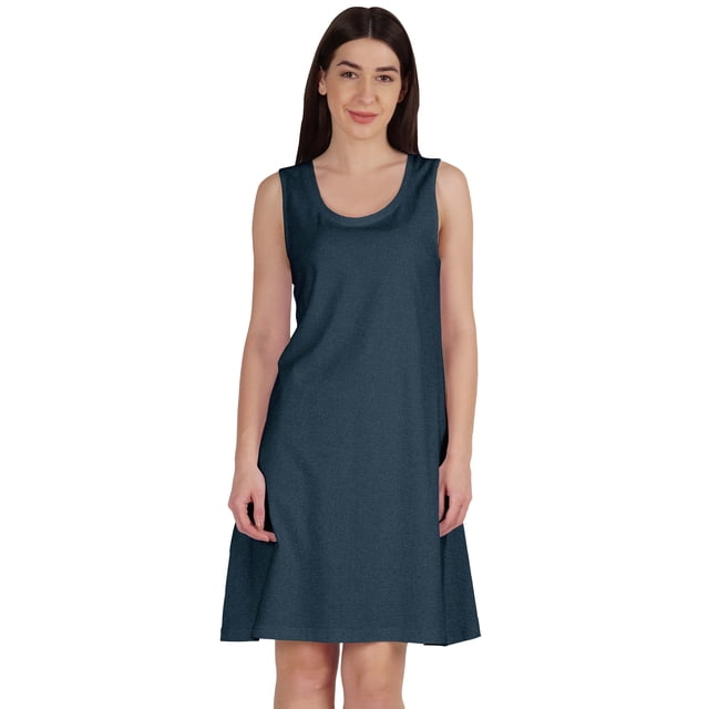 Inkmeso Robe Évasée Sans Manches pour Femmes Longueur Genou Ligne A Été Décontractée
