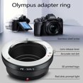 thumbnail image 3 of -/3 Adapter Ring For Lens To 4/3 M43 Camera Body For -D E- E-Pm2 E-Pl5 Gx1 Gx7 Gf5 G5 G3, 3 of 5