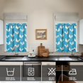 thumbnail image 4 of Kitchen Curtains 36 Inch Short - 3 Panel Set with Cute Farmhouse Egg & Chicken Print, Rod Pocket Window Curtain, 100% Polyester for Rustic Coop, Farm Kitchen, Easy Wash, 4 of 6