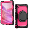 thumbnail image 2 of Case for Lenovo Tab 10.1 inch 2025 Release (TB-311FU/TB-311XU), 360 Rotating Stand Handle Pencil Holder Shoulder Strap Heavy Duty Shockproof Cover, Rose PC, 2 of 7