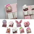 thumbnail image 4 of COMTOA Clearance Customize Your Mechanical Keyboard with Personalized Cute Cartoon Transparent OEM Profile Keycaps - Handmade ESC Backlit Keycap Base for MX Switches - 2025 Edition, 4 of 4