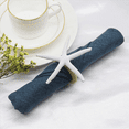 thumbnail image 3 of Handmade Starfish Napkin Rings Set of 16, White Faux Sea Star Napkin Ring Holder for Wedding, Party, Dining Tables, 3 of 5