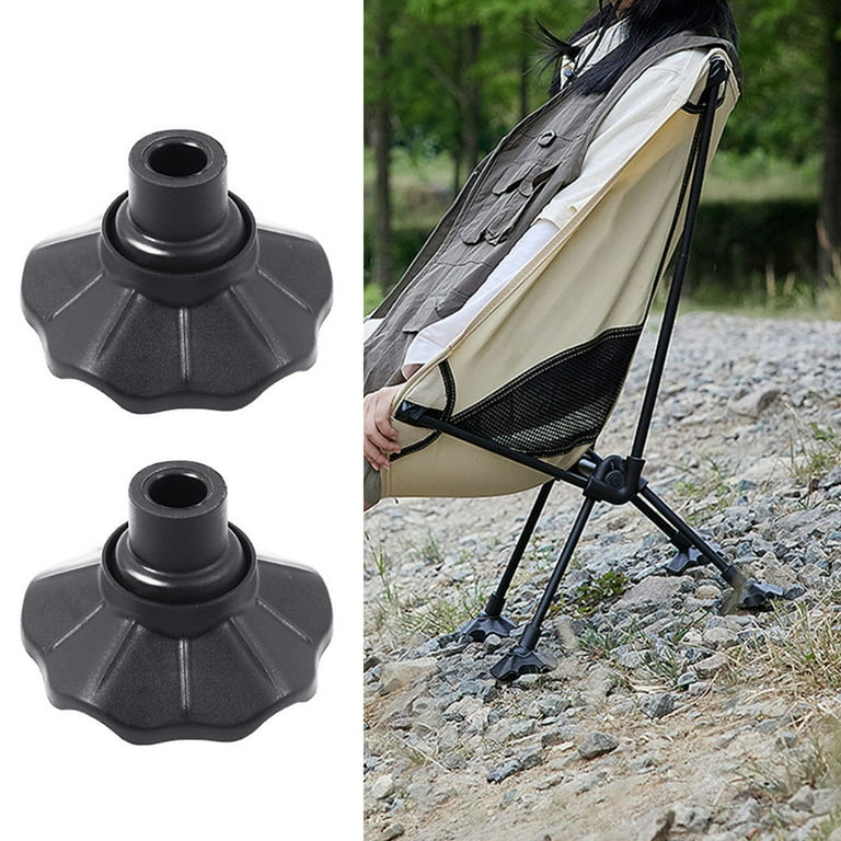 AQYK 4Pcs Chair Leg Protective Covers Non slip Wear resistant POM Plastic Chair Leg Protector for Floor Lawn Camping Folding Chair Foot Caps Chair Accessories Walmart