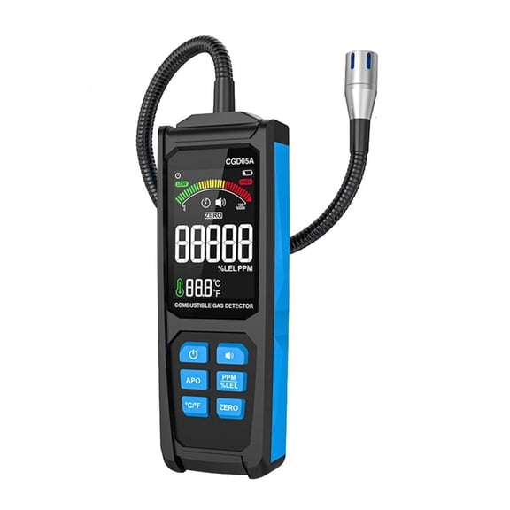 MOMOJIA 50-50000PPM Leak Detector High Sensitivity Natural Gas Tester with Hose
