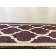 thumbnail image 3 of Benissimo Platinium Collection Modern, PrintedDesign Vibrant and Soft Stair Treads, Pack of 13 (0'9"x2'8") + 1 (2'7"x2'7") | Purple, 3 of 3