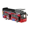 thumbnail image 1 of Autobús turístico de dos pisos de City Sightseeing, juguete de colección, modelo de vehículo con luces Rojo, 1 of 9