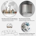 thumbnail image 5 of Designart Famous Monuments Across World' Circle Metal Wall Art, 5 of 5