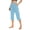 Blue, variant on Capri Pants for Women, Summer Casual Pull on Womens Capris with Pockets, Women's Casual Pants & Capris, Ladies Capris(Gray,L)