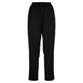 thumbnail image 3 of Endives Satin Pants For Women Casual Tie Elastic High Waisted Cropped Pant With Pockets Summer Slacks, 3 of 5