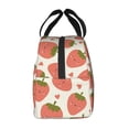 thumbnail image 2 of Lsque Hand Drawn Strawberry Pattern Lunch Bag Women/Men Insulated Lunch Box,Small Leakproof Cooler Food Lunch Containers Reusable High Capacity Lunch Tote Bags, 2 of 6