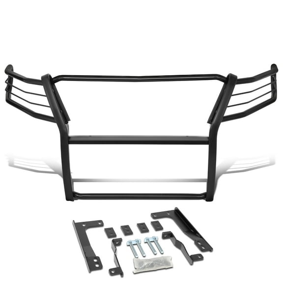 DNA Motoring For 15-19 Chevy Colorado Power-Coated Steel Full Front End Bumper Brush Grille Guard