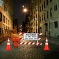 thumbnail image 2 of Costway 10 Pack Traffic Safety Cones 28" Parking Cones with Reflective Collars Safety Vest, 2 of 10