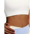 thumbnail image 6 of PISONIC Women's Sports Bra with Six String Back, Medium Support, Crew Neck, Non-Removable Padding, Knit Fabric, Casual Wear, Medium Stretch, for Exercise, Training, Running, Yoga, Crop Vest, 6 of 11