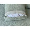 thumbnail image 3 of Soft 100% Turkish Cotton Muslin Bed Shams, Green, 20 x 30 inches, Standard Size 2 Pieces Shams, 3 of 4