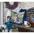 thumbnail image 4 of Chinese Crested Spring Path Throw Pillow 18 in x 18 in, 4 of 5