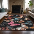 thumbnail image 5 of Dalyn Rugs Machine Washable Indoor/Outdoor Chantille ACN2201 Black 9' x 12' Rug, 5 of 9