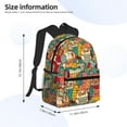 thumbnail image 4 of Easygdp Funny Owl Bird Casual Laptop Backpack, Large Capacity Schoolpack for School, Travel, Business, 4 of 8
