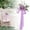Purple, variant on Miyuadkai Up To 65% Off Of~45Cm Long Wedding Chair Back Ornament in Beige – Artificial Flower Bouquet for Wedding Chair Decor, Event Styling, and Photo Shoots (1 Piece)