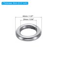 thumbnail image 2 of Unique Bargains 24mm Metal O Rings, 8 Pack 304 Stainless Steel Round Rings for Hardware Bags, 2 of 7