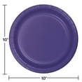 thumbnail image 2 of Touch of Color Banquet Plate, 10", Purple, 24 Ct, 2 of 2