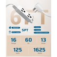 thumbnail image 2 of Cable de extensión DEWENWILS, enchufe plano de 6 pies, 3 clavijas, 13 A/125 V/1625 W, 2 of 7