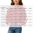 thumbnail image 3 of BLVB Girls off the Shoulder Sweatshirt Cute Long Sleeve Crop Pullover Tops Bowknot Fall Fashion Clothes for Teen Girls(Red,11-12 Years), 3 of 6