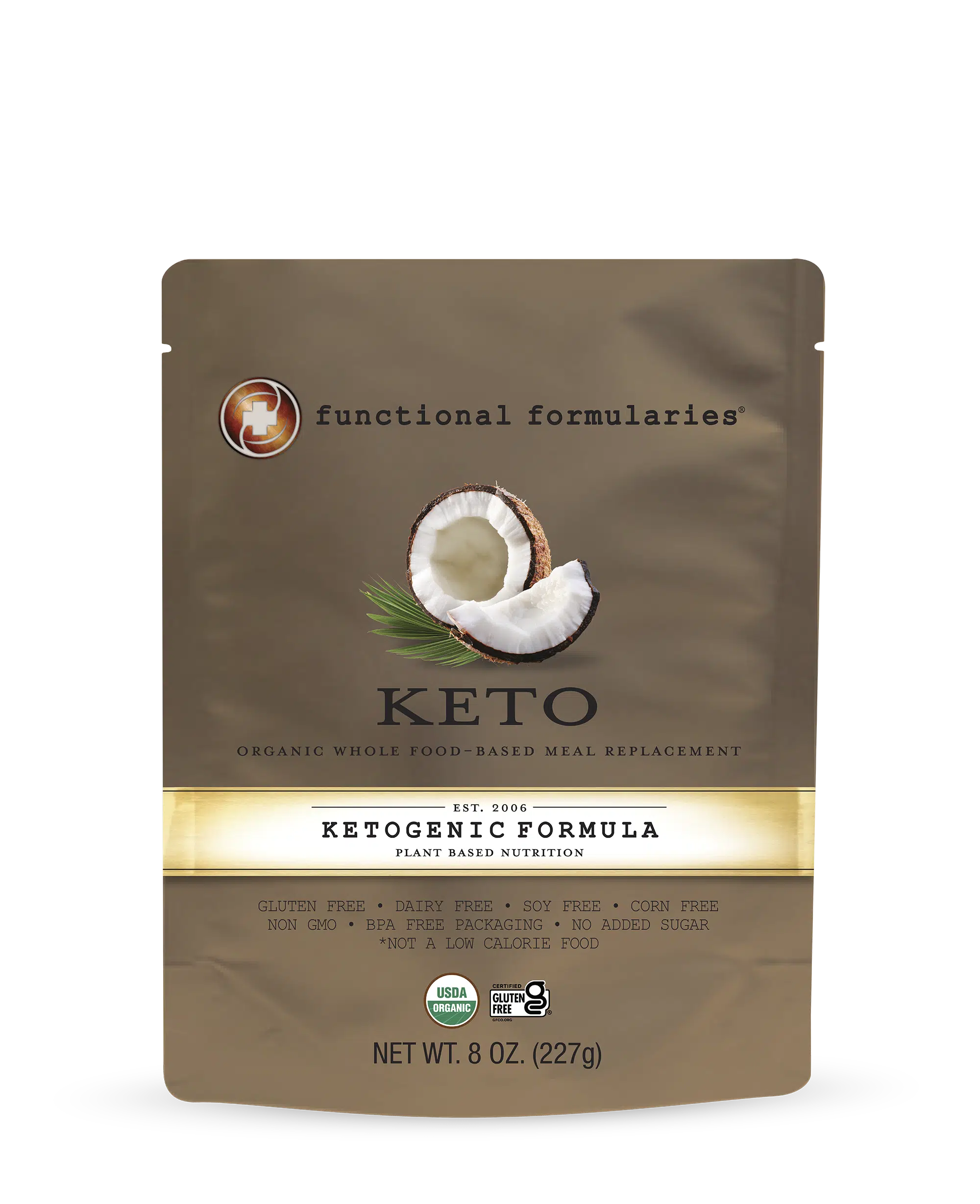 Functional Formularies Keto Organic Whole FoodBased Meal Replacement