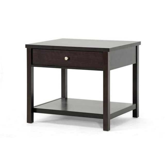 Designs Urbains 370107 Table d'Appoint et Table de Chevet Modernes Marrons