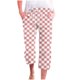 thumbnail image 1 of Pantalones Casuales de Mujer de Impresión Floral Cintura Elástica Suelta, Pantalones de Pierna Ancha Recta con Bolsillos, 1 of 5