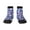 2 Black-1, variant on flower Skull starry sky Pattern Quarter Crew Socks,Toe Seamed Ankle Socks,Cotton Cushioned Breathable Athletic Crew Sports Socks