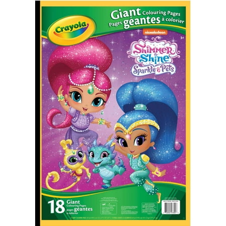 Crayola : Giant Colouring Pages 18 pages! Shimmer & Shine | Walmart Canada