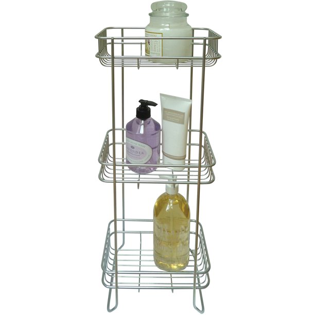 Bath Storage Tower, Chrome
