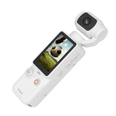 4-in-1 Ultra-Light Action Camera: 1080P HD 360&deg; Rotating Lens Image Stabilization One-Touch Record for Cycling Vlogging Drone-like Shots