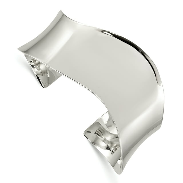 Sterling Silver Bangle (Weight: 23.85 Grams, Length: Inches)