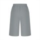 thumbnail image 3 of Pantalones Capri de Mujer Más Tamaño de Lino Recortado Suelto Ajuste Casual Capris para Verano Primavera Diario de la Playa, 3 of 7