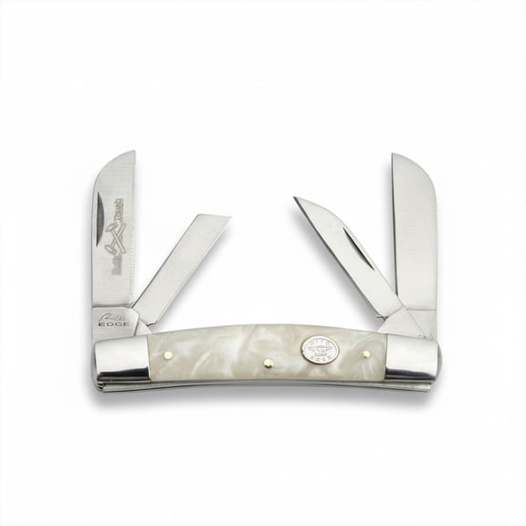 Rite Edge Pearl Congress Knife, White
