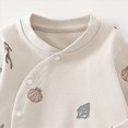 thumbnail image 6 of TOWED22 Toddler Boys Girls Christmas Pajamas Dinosaur Jammies Santa Claus Kids Cotton Fall Winter Sleepwear Set 6-12 Months 12-24 Months 2t 3t 4t 5t 6t 7t 8t 9t Children,Khaki,3-6 M, 6 of 7