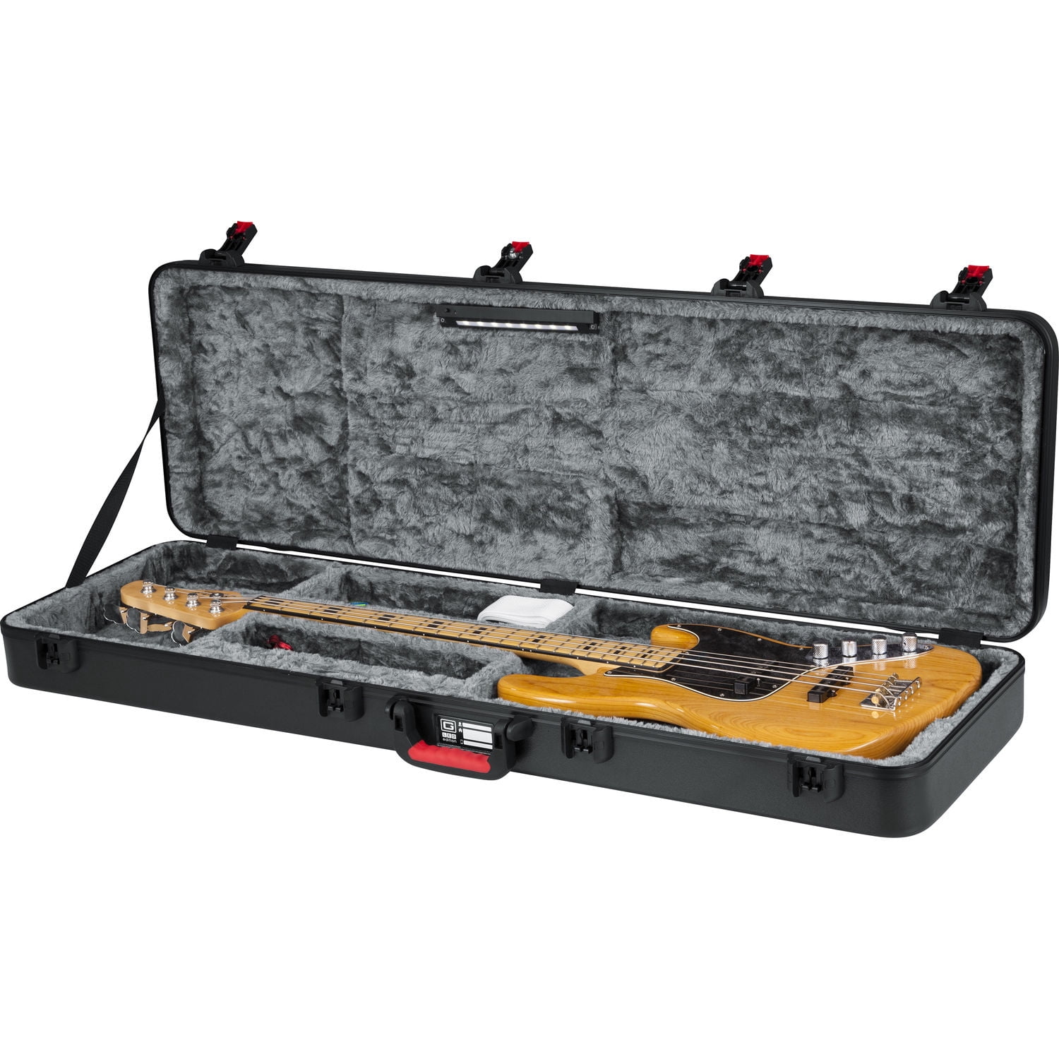 Gator TSA ATA Molded Electric Bass Guitar Case with LED Ligh