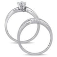thumbnail image 4 of Everly Women's Diamond 10k White Gold Bridal Set, 4 of 7