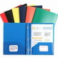thumbnail image 1 of Sentmoon Folders for School Files Plastic Folders With Pockets Heavy Duty Pocket Folders Letter Size File Folders For Documents Office School for Office Organization, 1 of 2