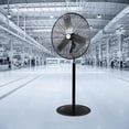 thumbnail image 4 of BILT HARD 24" 3-Speed Heavy Duty Industrial Standing Fan with Aluminum Blades and Adjustable Height, 4 of 7