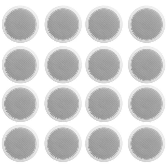 16) Rockville CCL6T White 70V 6" Commercial Ceiling Speakers 4 Restaurant/Office