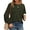 2# Dark Green, variant on Women Fall Tops Casual Long Sleeve Tunic Tops Dressy Pleated Shirts Loose Crew Neck Blouses Winter Clothes